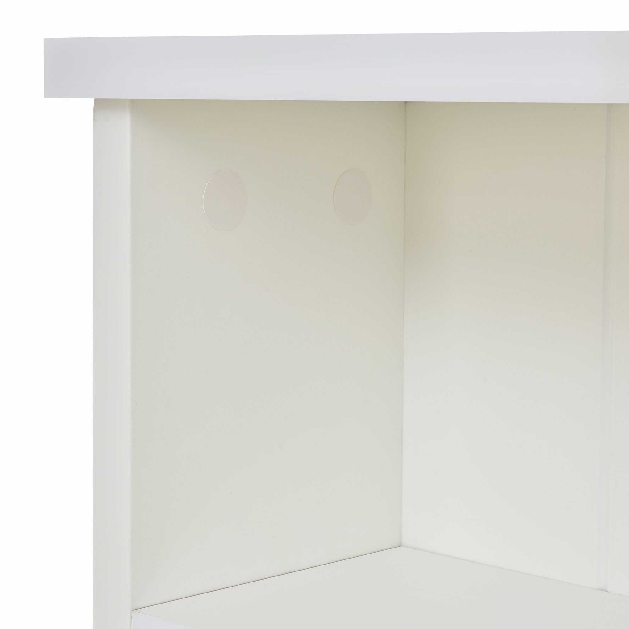 PHOEBE CAT Massivholzbett (Einzelbett mit Schublade und Lattenrost), Holzbett mit Bücherregal, Kinderbett Jugendbett 90x200 cm
