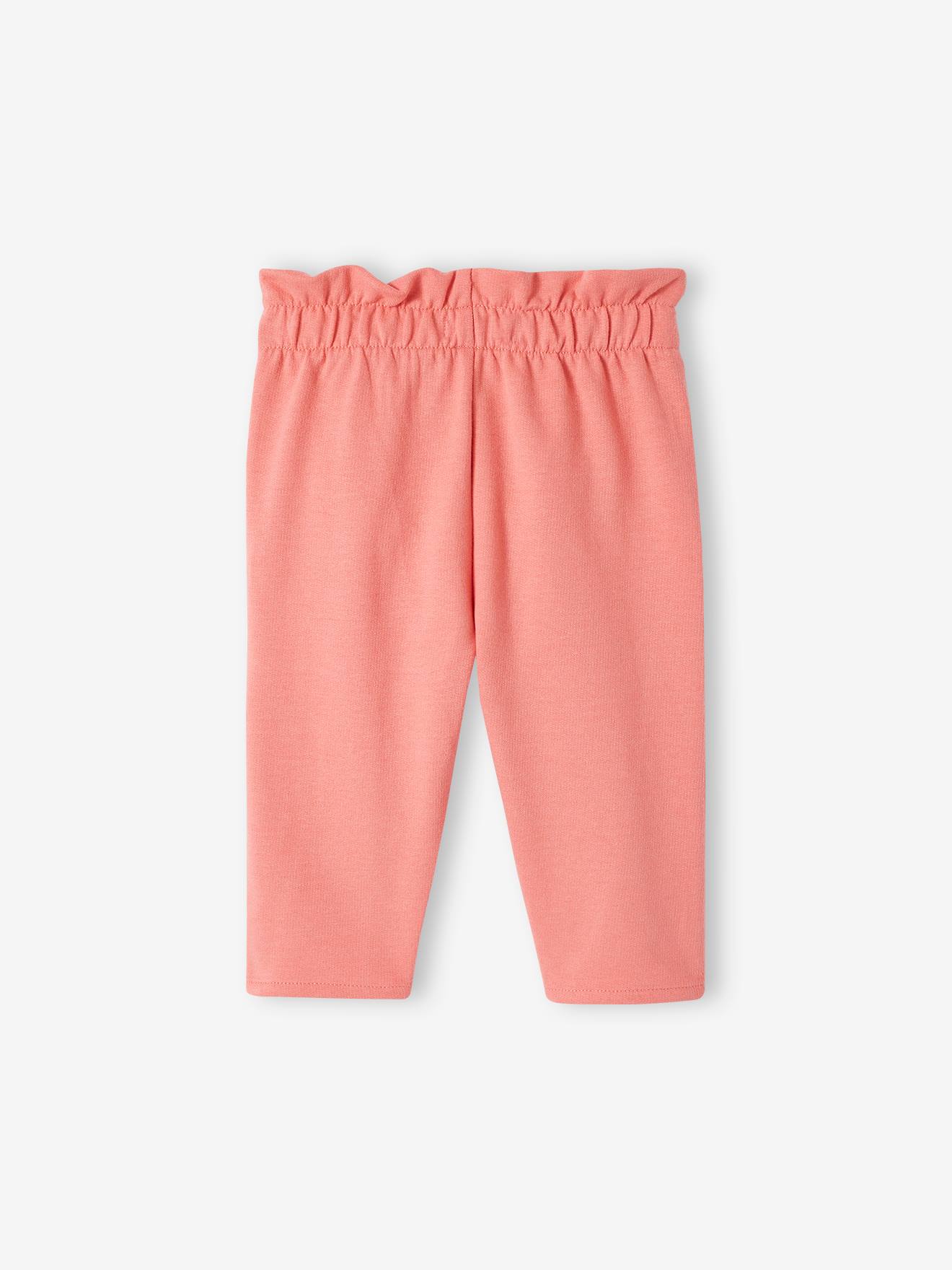 Vertbaudet Baby Sweathose, Dehnbund BASIC Oeko-Tex - altrosa