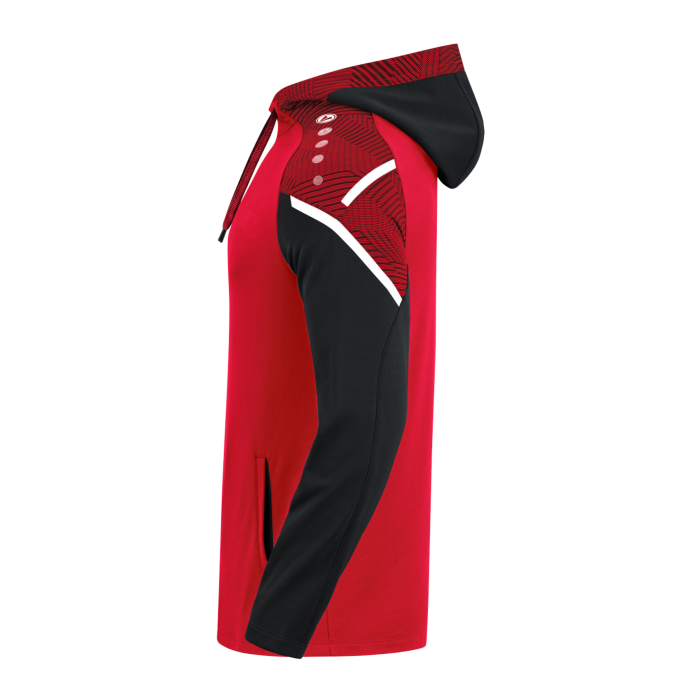 JAKO Performance Hoody Kids Rot Schwarz F101