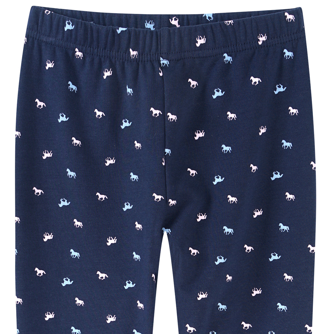 Mädchen Leggings mit Pferde-Allover