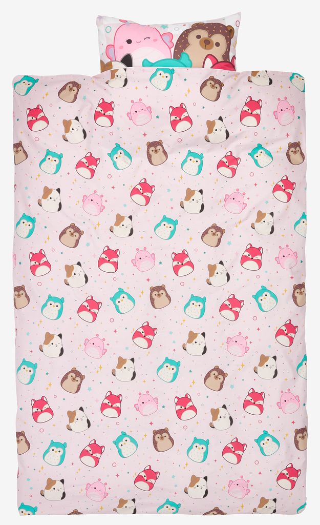 SQUISHMALLOWS bedding set 140x200 pink