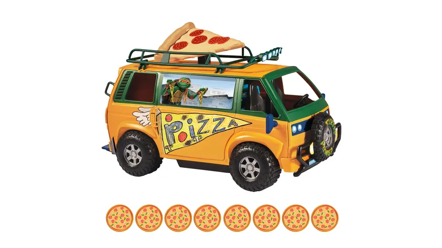 Teenage Mutant Ninja Turtles Mutant Mayhem Pizza Van