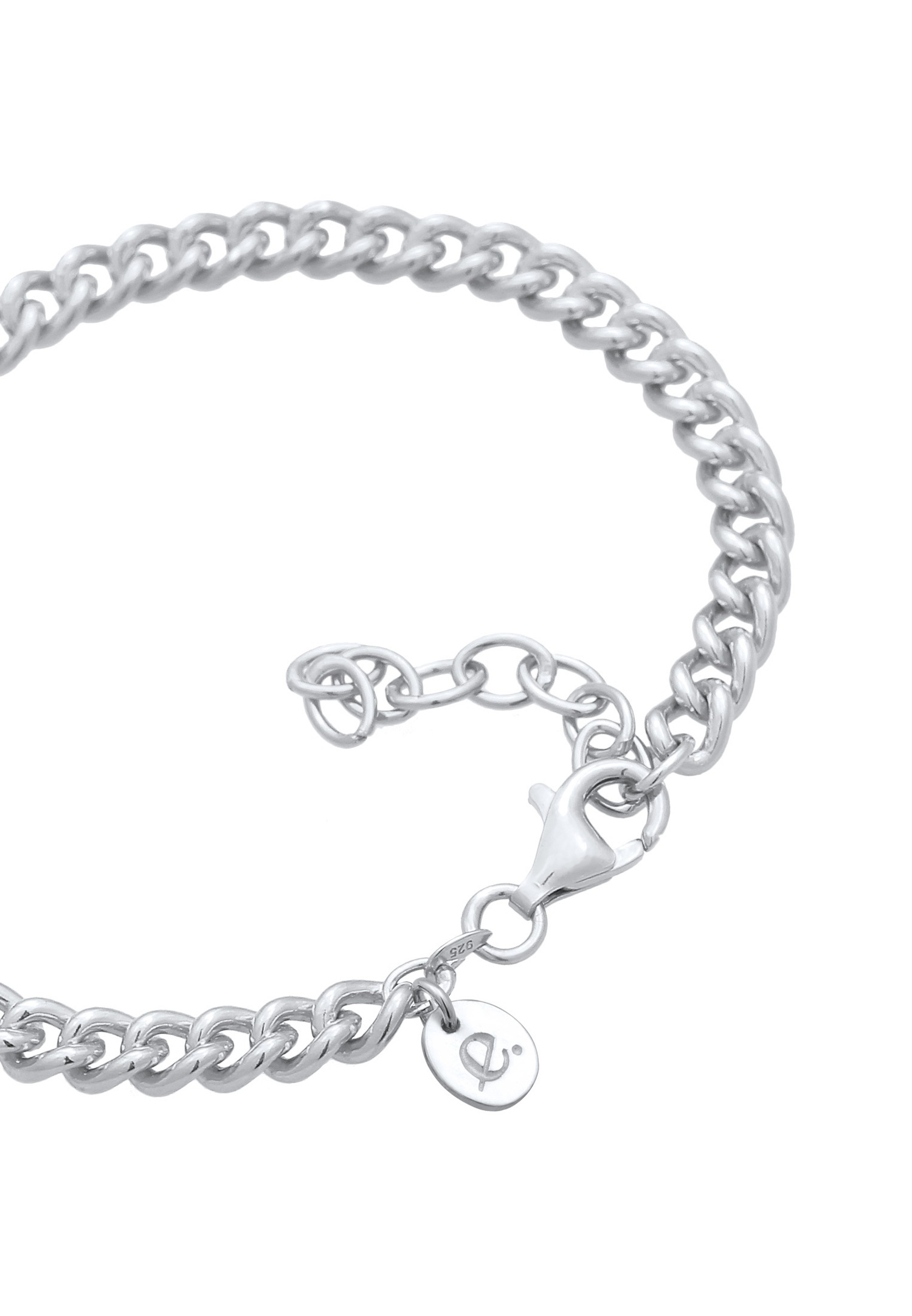 Bracciale Elli PREMIUM da donna con base solida in argento sterling 925 rodiato