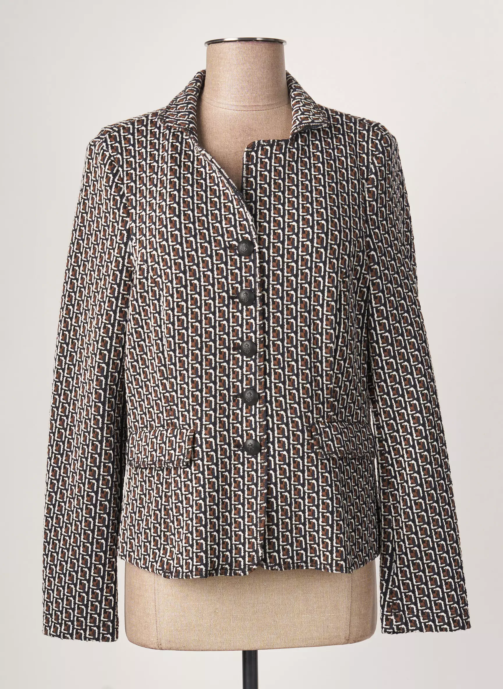 Bianca Vestecasual Femme couleur marron