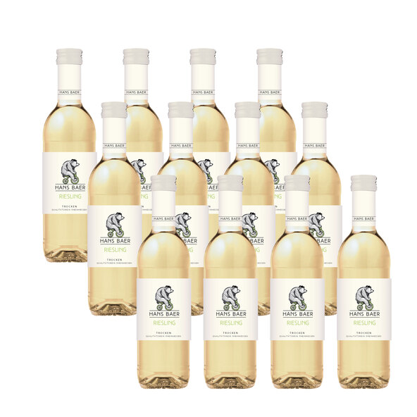 Riesling Qualitätswein Rheinhessen, 12 Flaschen à 0,25 l