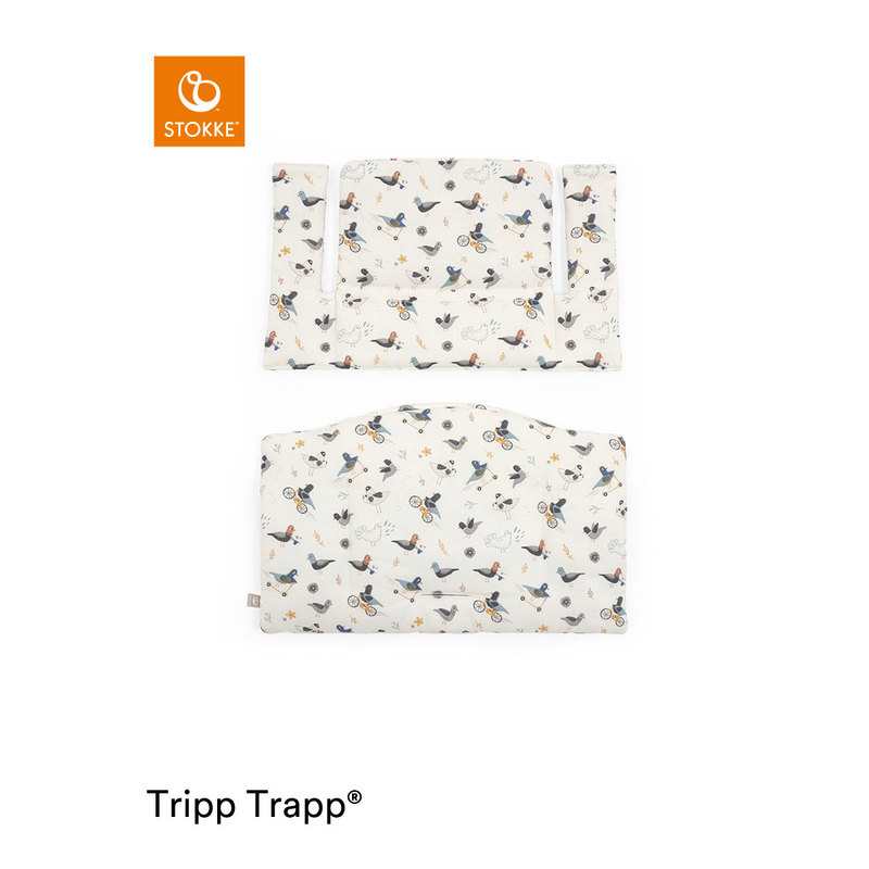 Coussin classic Posh pigeon crème pour chaise haute Tripp Trapp Stokke
