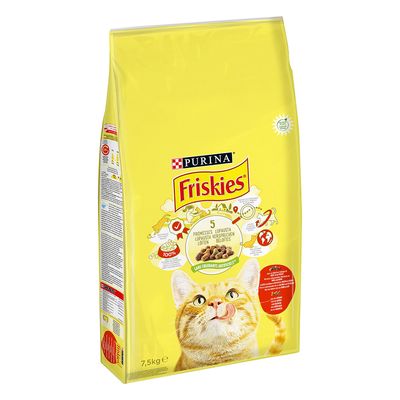 PURINA Friskies Katze mit Rind, Huhn und Gemüse