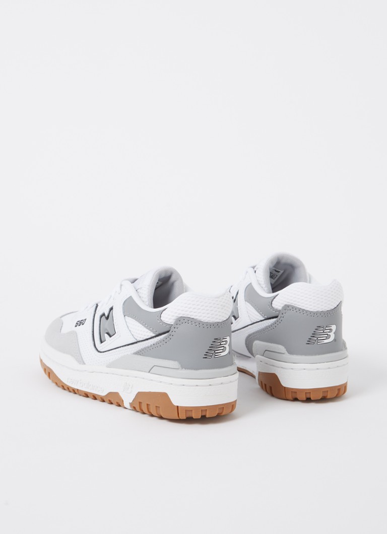 New Balance 550 -nahkakengät mokkanahkaisilla yksityiskohdilla