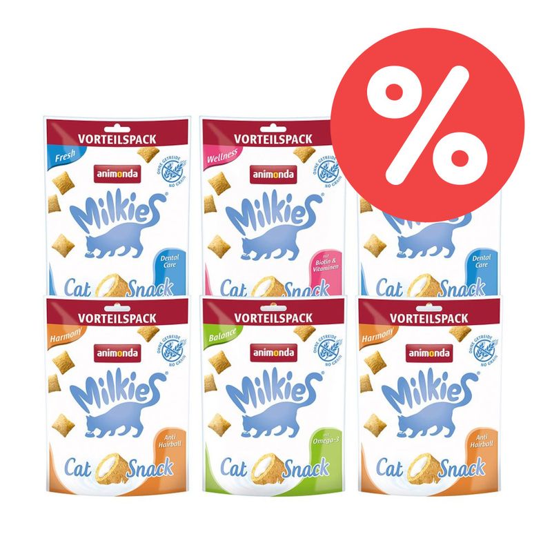 Mix-Paket animonda Milkies Knuspertaschen zu TOP-Preisen | bitiba