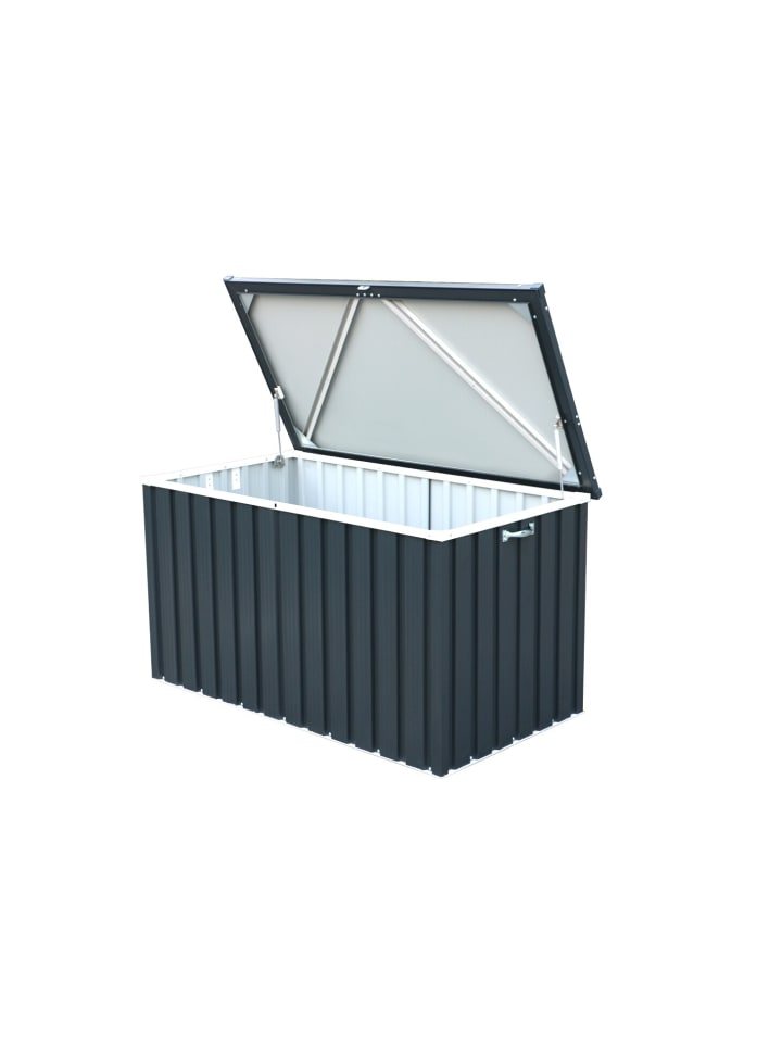 VCM  Metall Garten Gerätebox Kiste Kissenbox 585 L in Anthrazit günstig kaufen onesize