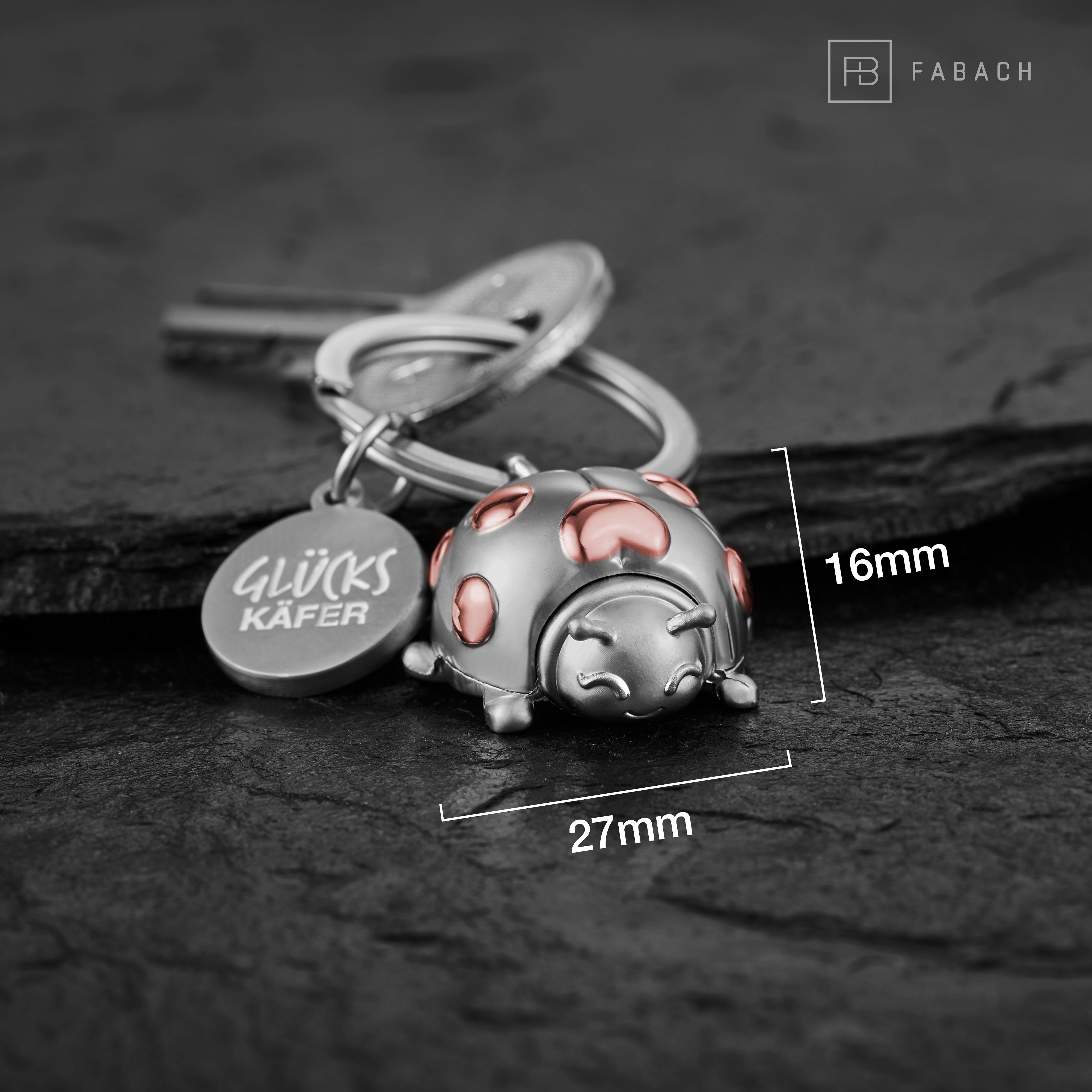 FABACH Schlüsselanhänger Marienkäfer 