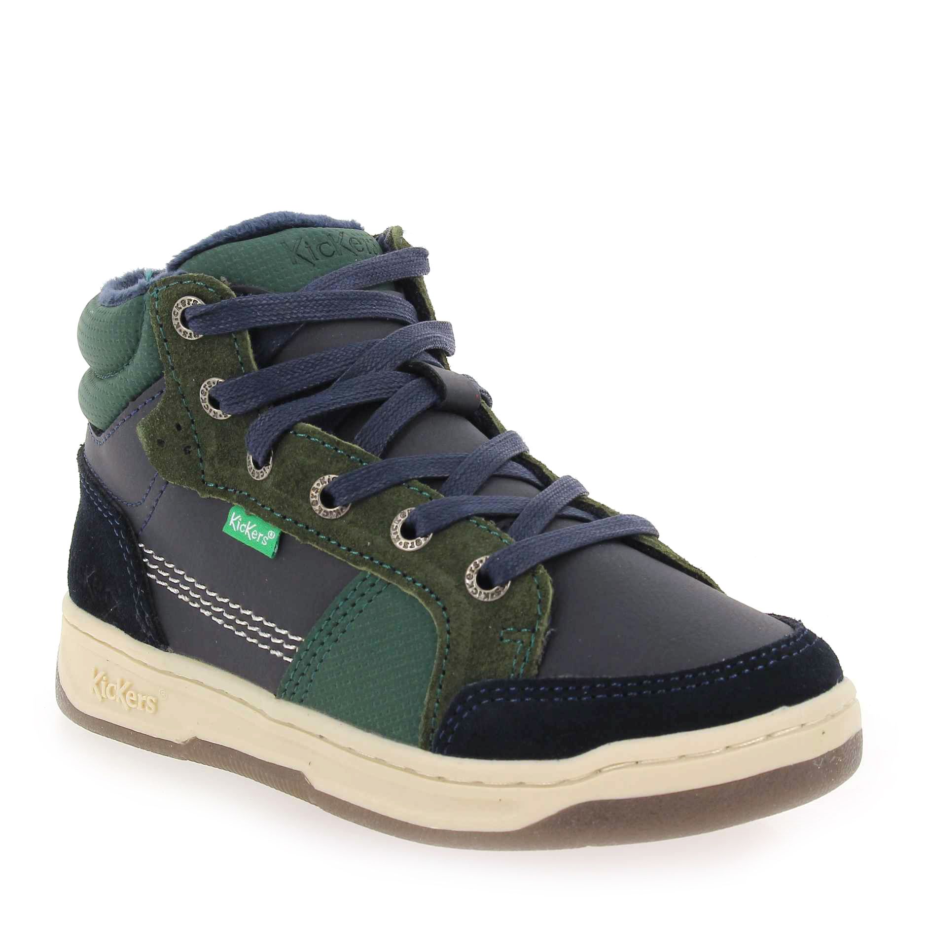 Kickers  KICKOSTA SUEDE - Marine Vert