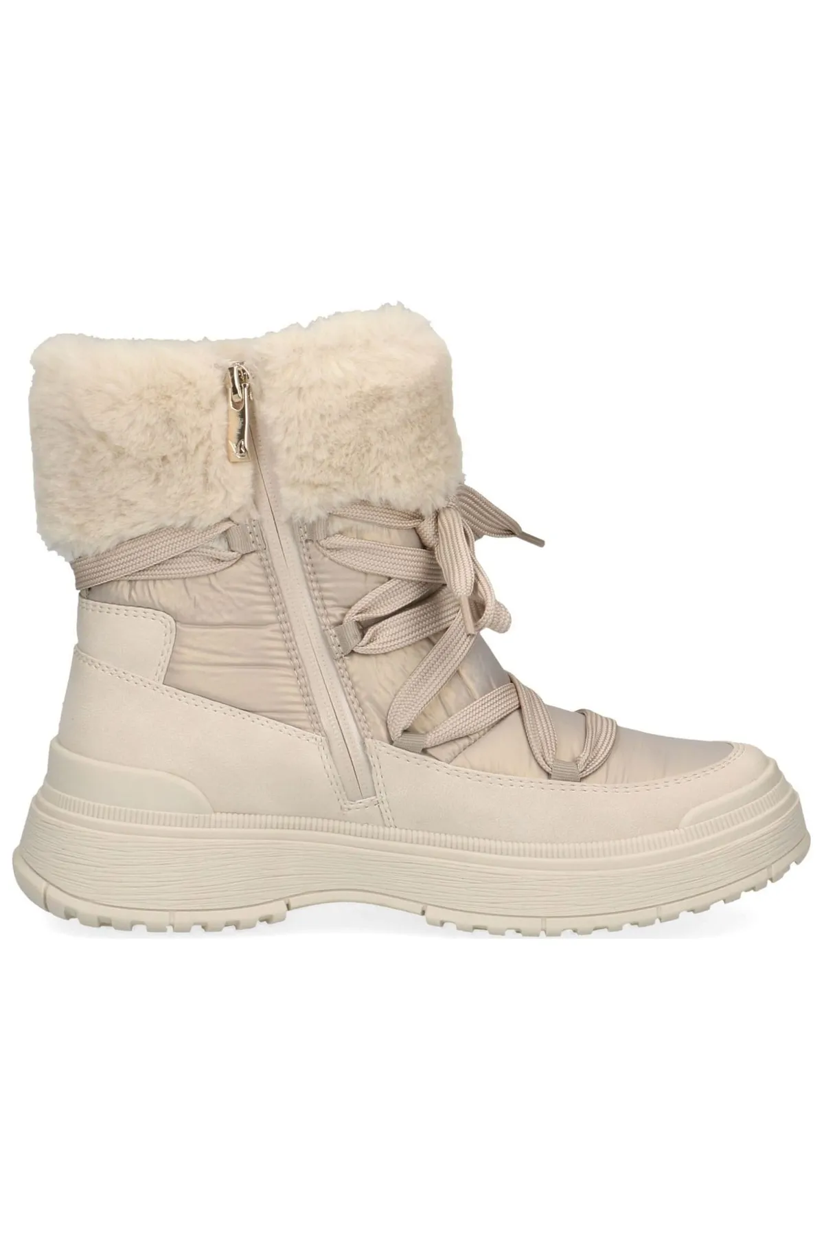 Caprice  Stiefelette - Beige - Flacher Absatz