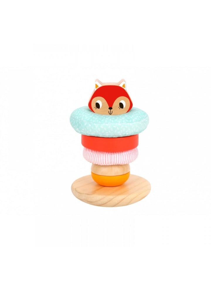 Tooky Toy Stapelturm Fuchs TH826 in bunt günstig kaufen onesize