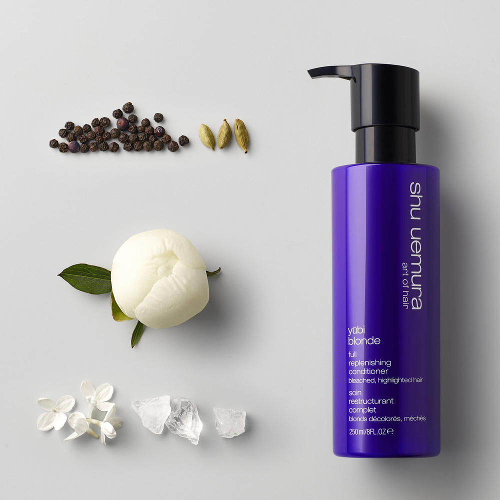 shu uemura art of hair Coffret routine shampoing et soin pour cheveux blonds, décolorés et méchés shampoing et soin