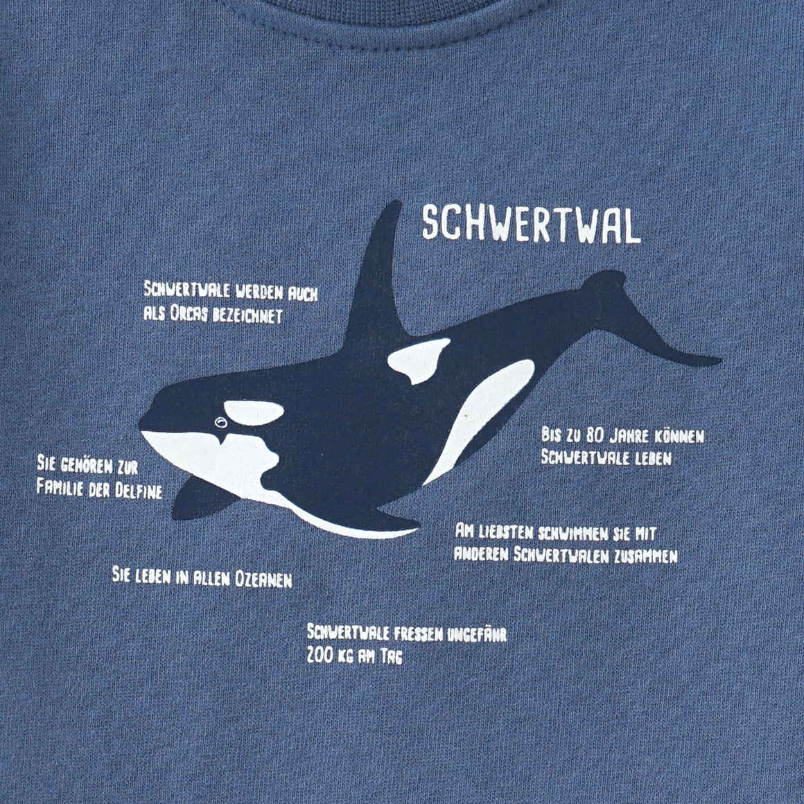 Baby Sweatshirt mit Schwertwal-Motiv