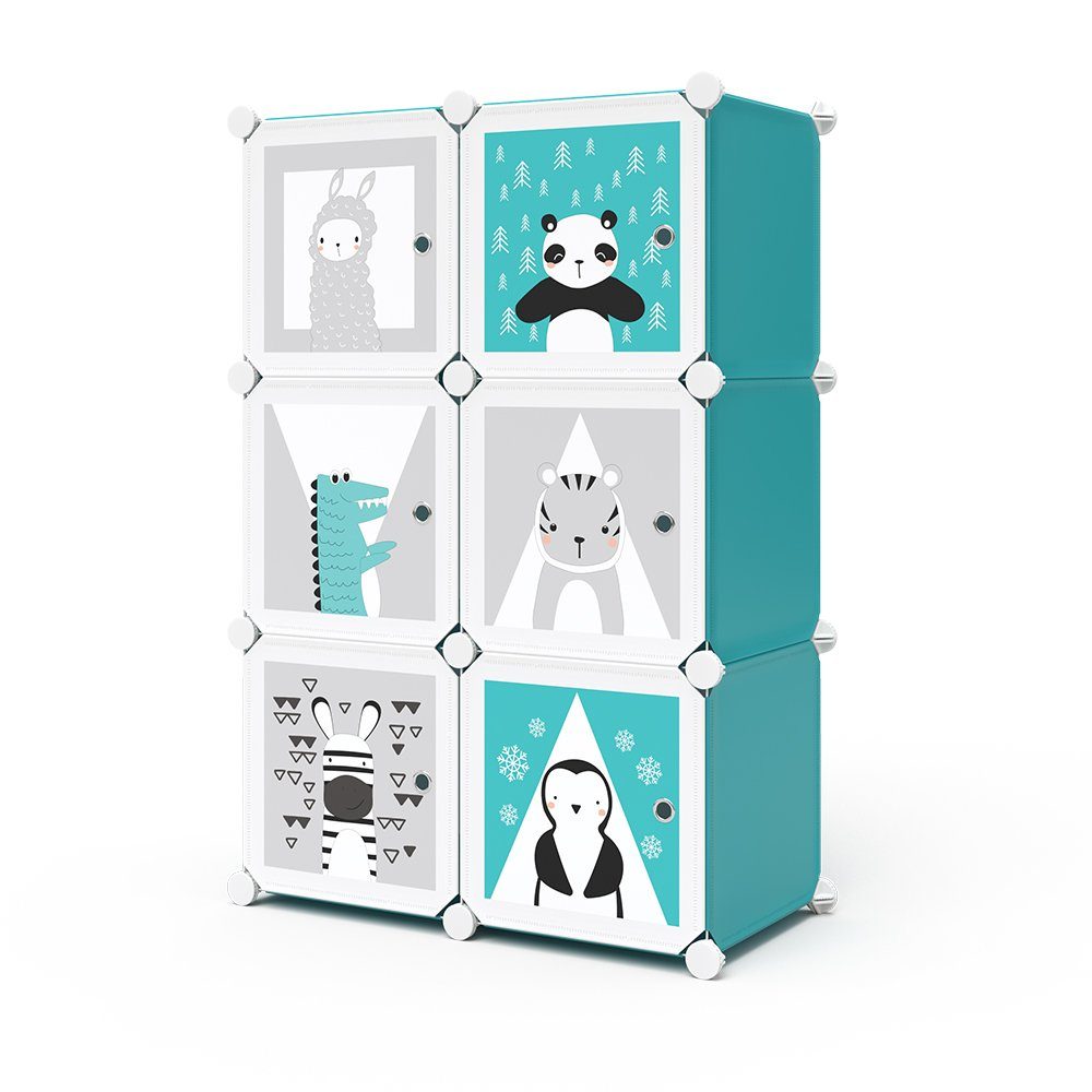 Vicco Bücherregal Kleiderschrank DIY 5 Fächer ANDY Modular 1