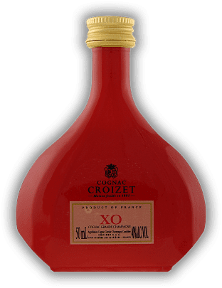 Croizet XO Grande Champagne Premier Cru - rote Flasche - 0,05 Liter Croizet XO Grande Champagne Premier Cru - rote Flasche - 0,05 Liter  0,05	 Liter - Vol 40%
