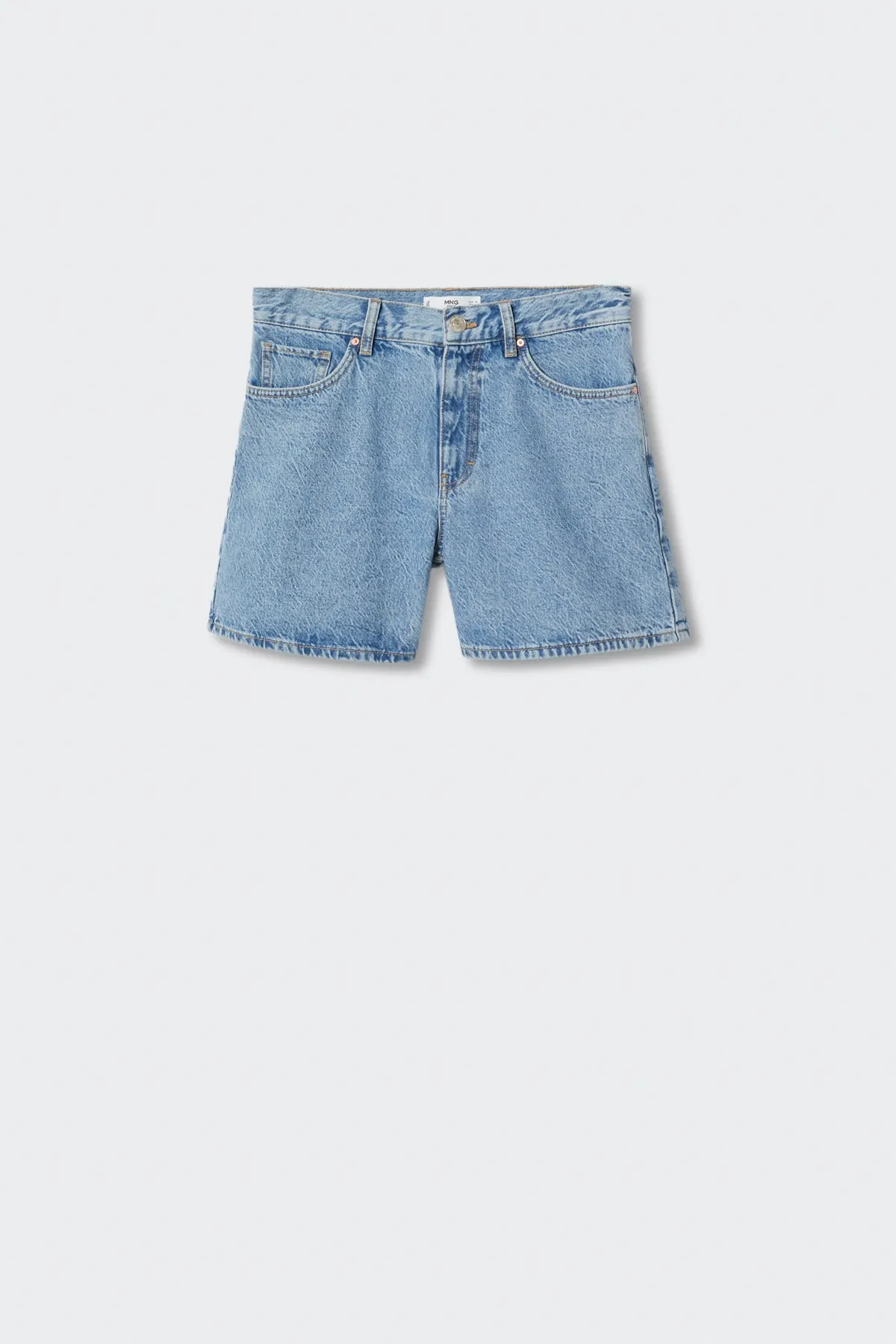 MANGO  Shorts - Blau - Mittlerer Bund