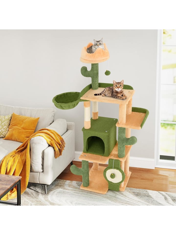 COSTWAY Kratzbaum Kaktus 160 cm in Grün günstig kaufen onesize