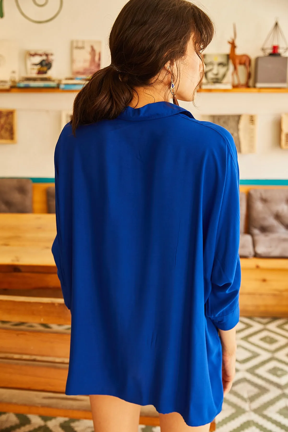 Olalook  Hemd - Blau - Regular Fit