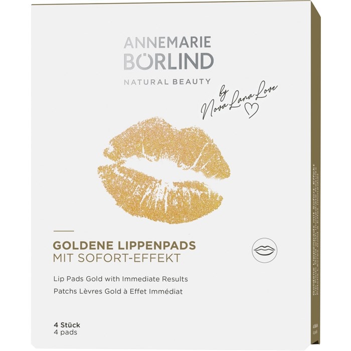 Goldene Lippenpads