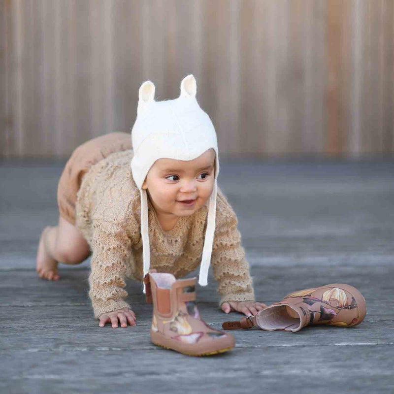 baby rubber camel flowers - Braun