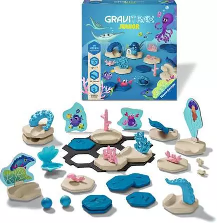 GraviTrax Junior Extension Ocean - Kugelbahn-Erweiterung für Kinder ab 3 Jahren