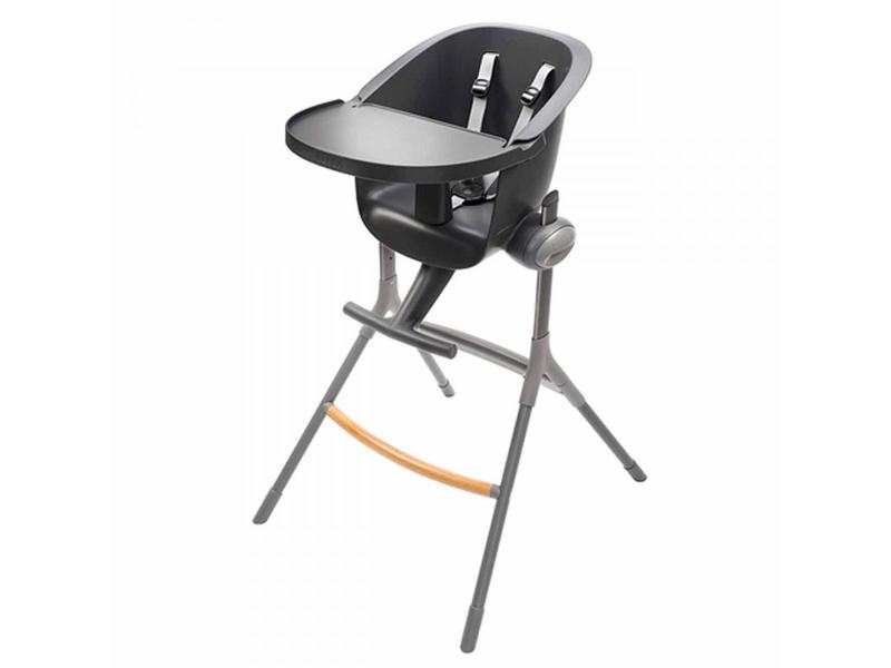 Chaise haute Up&Down gris foncé