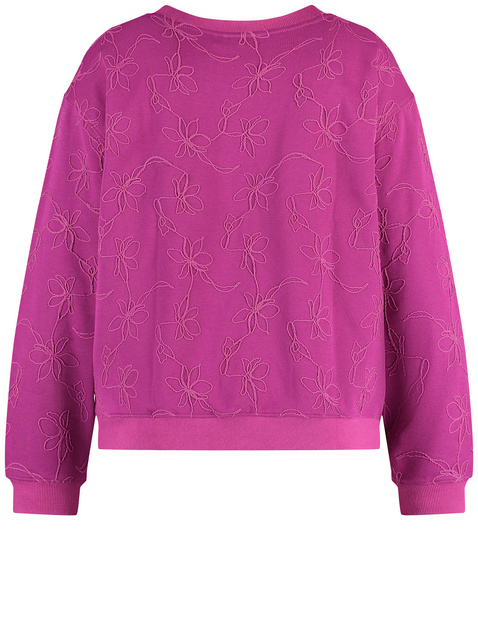 Sweatshirt mit Kordelapplikation
