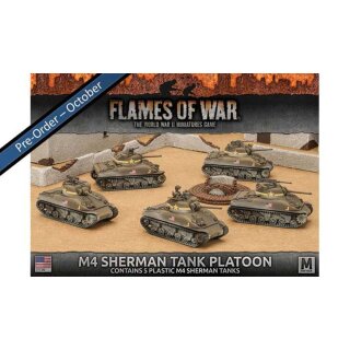 US M4 Sherman Tank Platoon