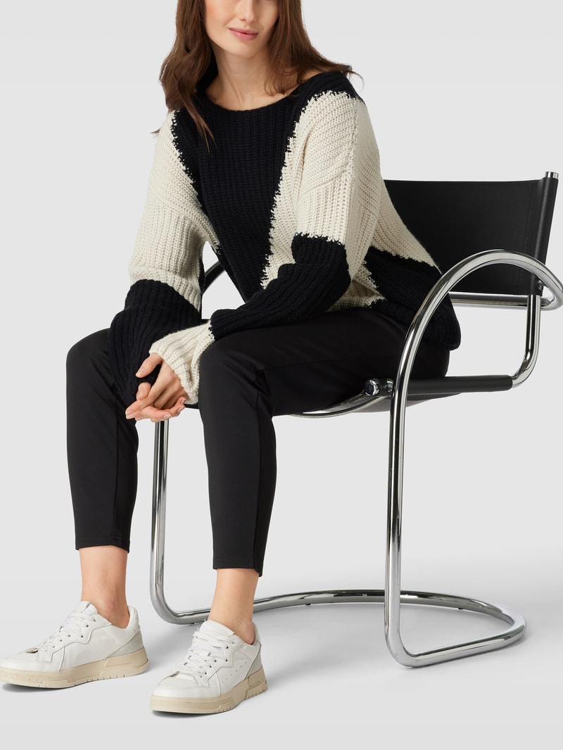 Sweatpants mit Ziernähten Modell 'RIZET' in schwarz