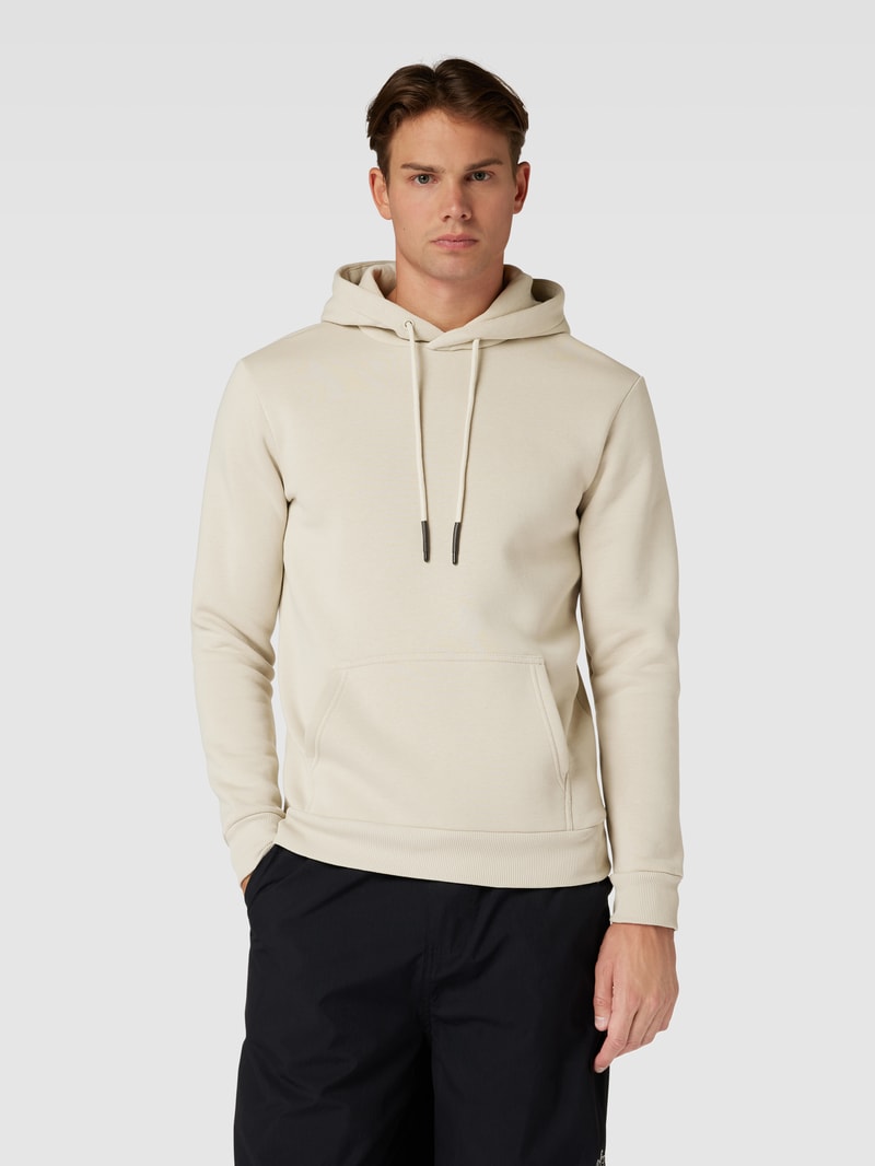Hoodie mit Känguru-Tasche Modell 'CERES' in offwhite