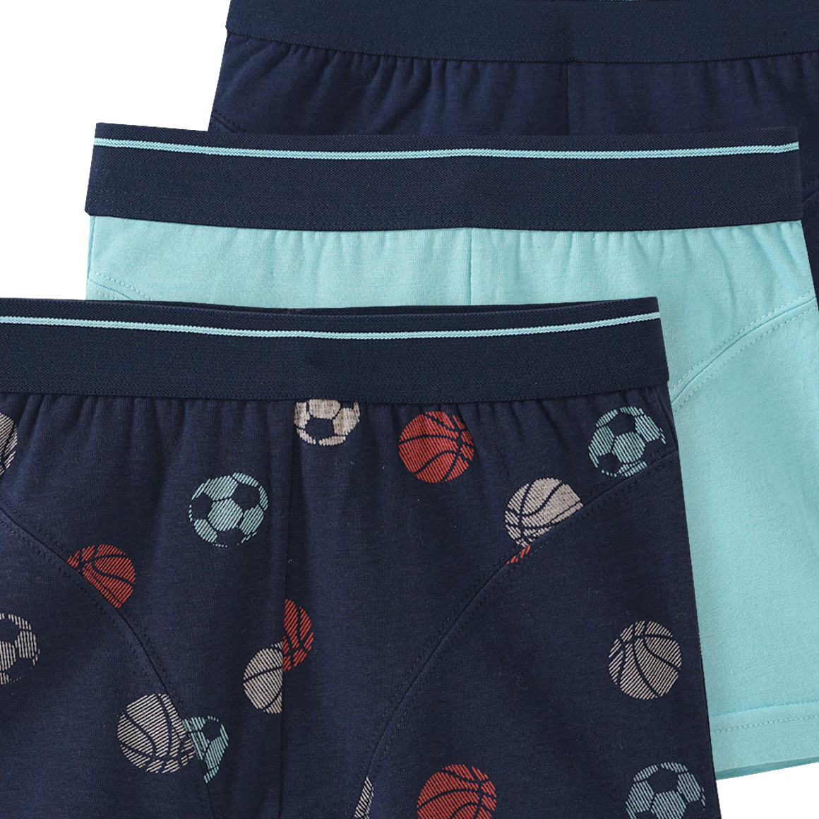 3 Jungen Boxer mit Webbund