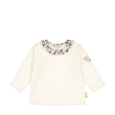 T-Shirt langarm, beige für Mädchen