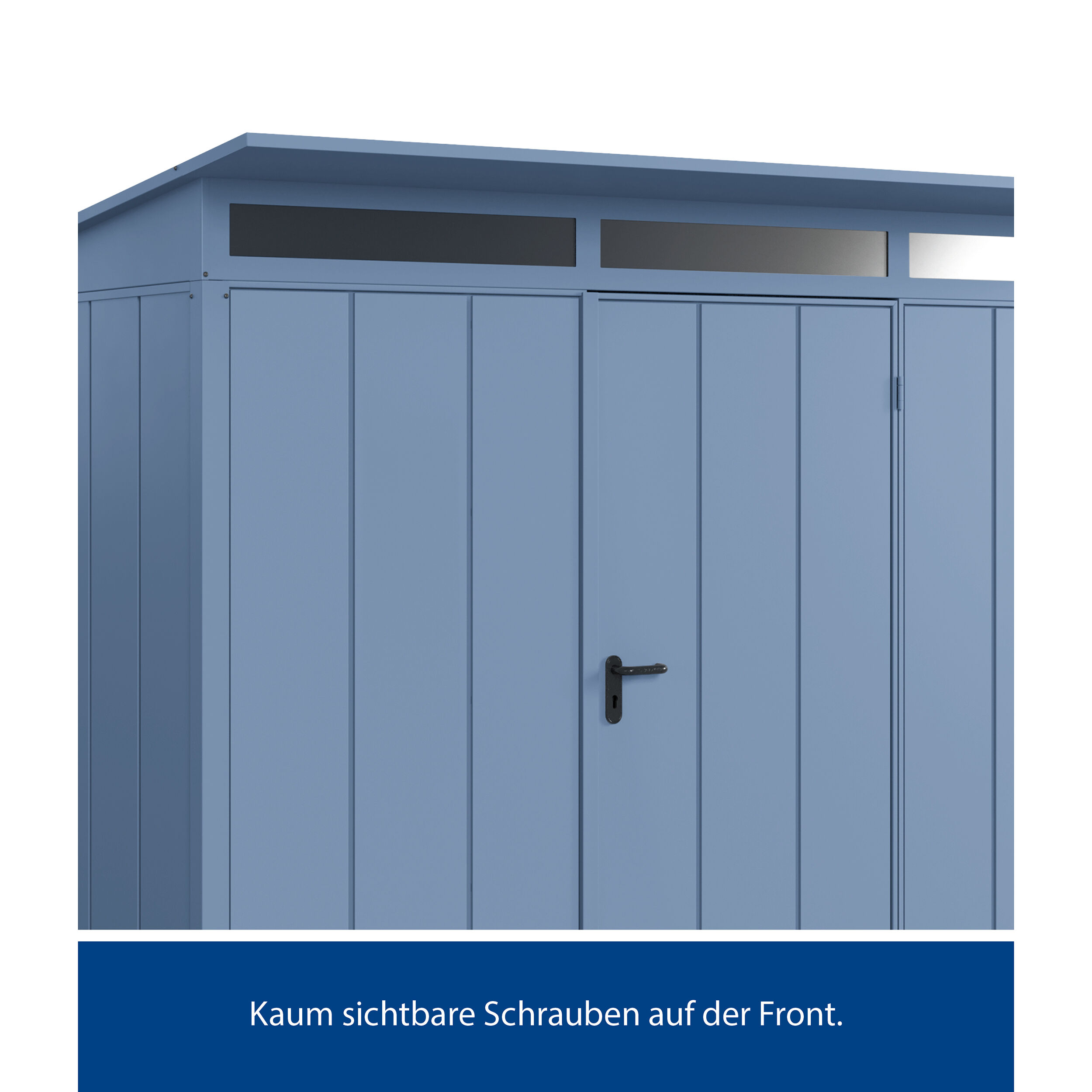 Set Berry Modern-P,Typ 3 Gerätehaus - Blau