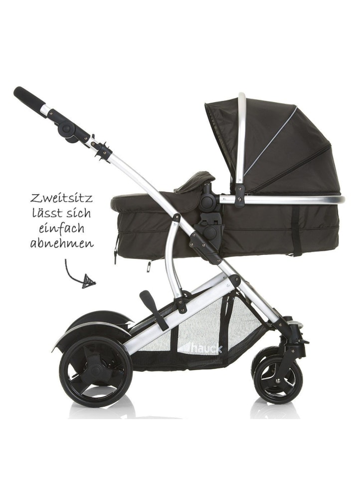 Hauck Geschwisterwagen Duett 2 - Black in schwarz günstig kaufen onesize