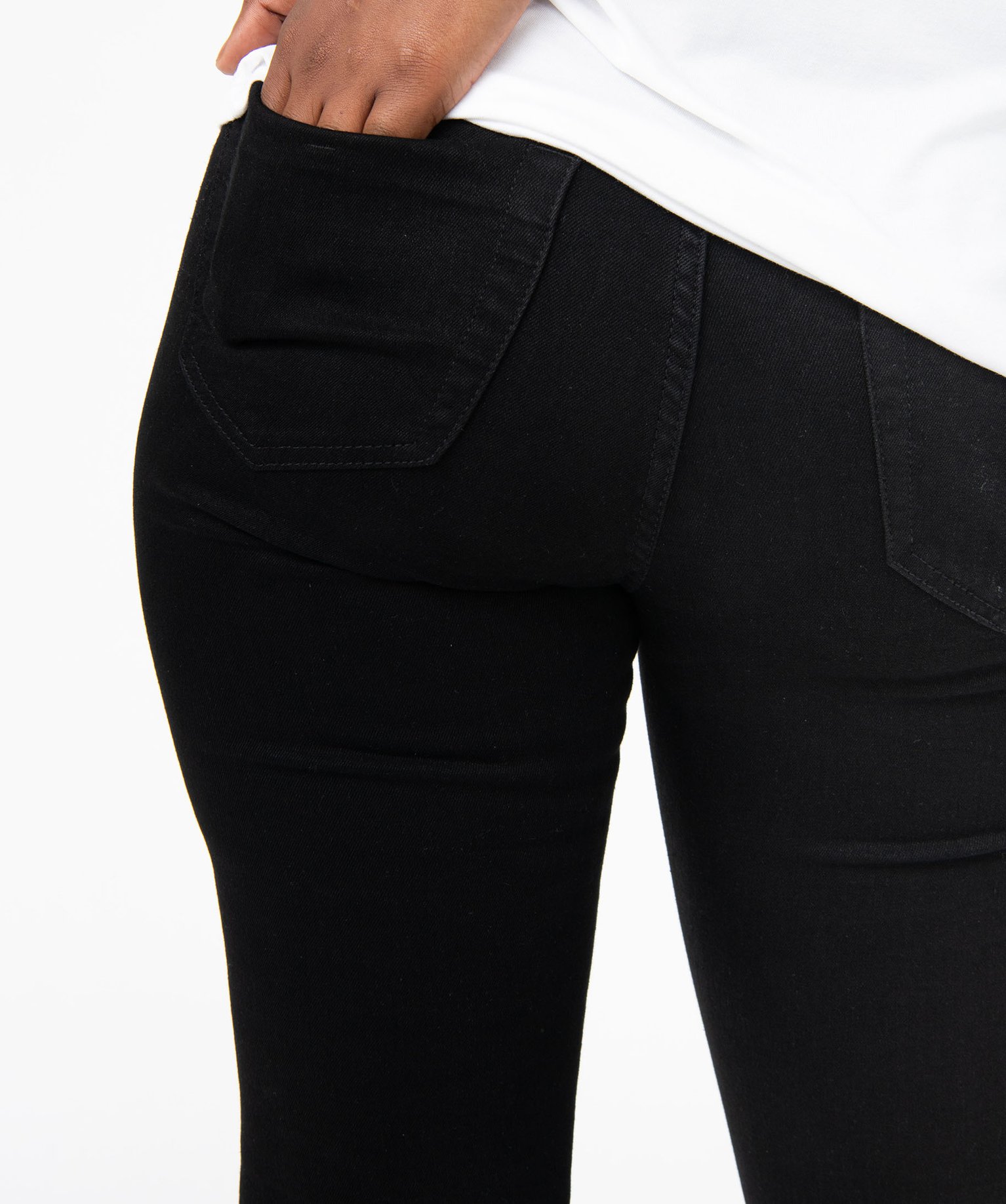 Jean femme coupe Skinny taille normale noir | GEMO