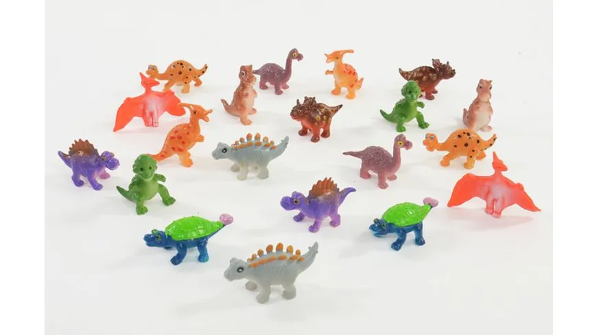 Kögler - Bunte Dinosaurier, ca. 5 cm, 20 Stück pro Set, im Polybeutel