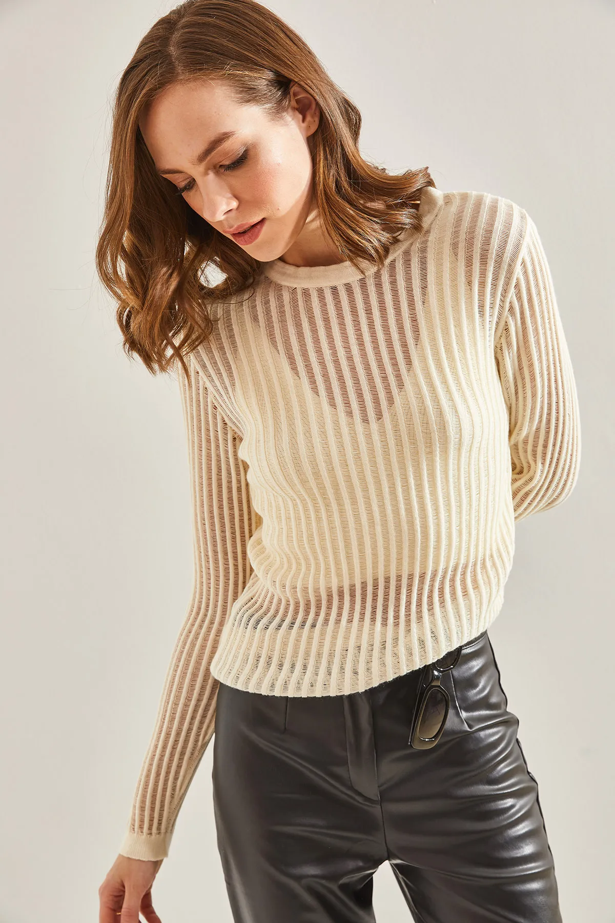 Bianco Lucci  Zweiteiler - Beige - Regular Fit