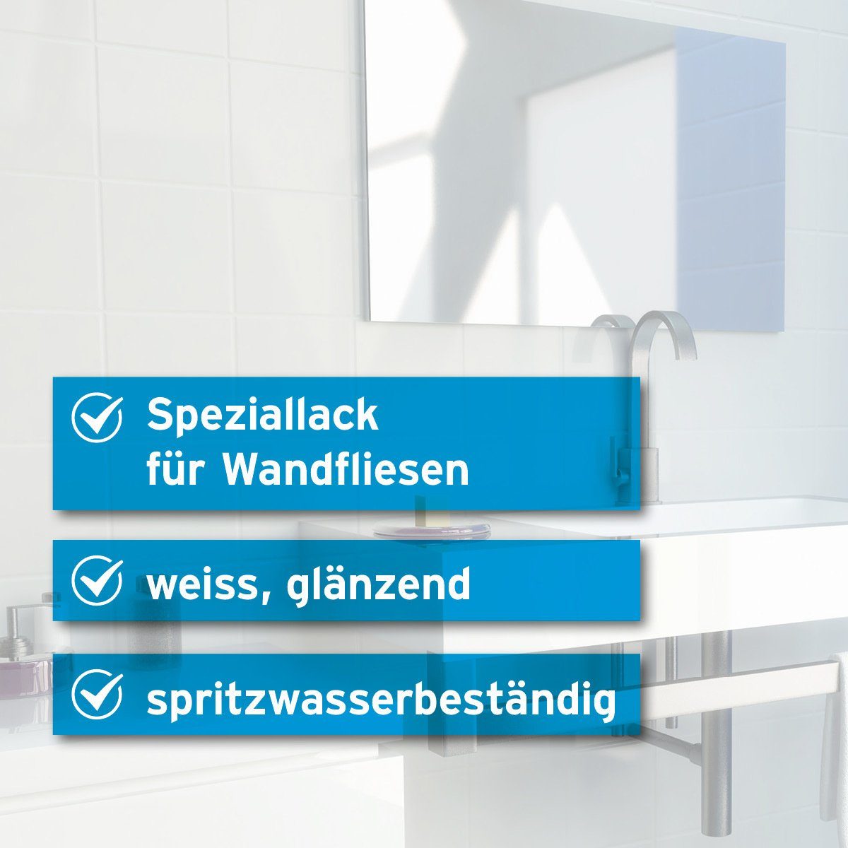 plid Fliesenlack Fliesenlack Fliesen Lack Fliesenfarbe Fliesen steichen/Lackieren Bad/Küche, schnelltrocknend, spritzwasserbeständig, verarbeitungsfertig