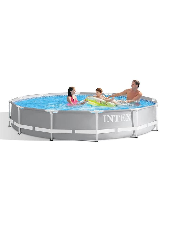 Intex Prism Frame Pool inkl. GS-Filterpumpe, 366x76cm in grau günstig kaufen onesize