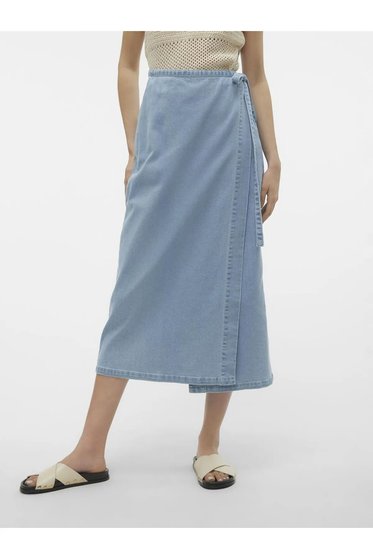 Vero Moda  Jeansrock VMZINNIA Langer Rock