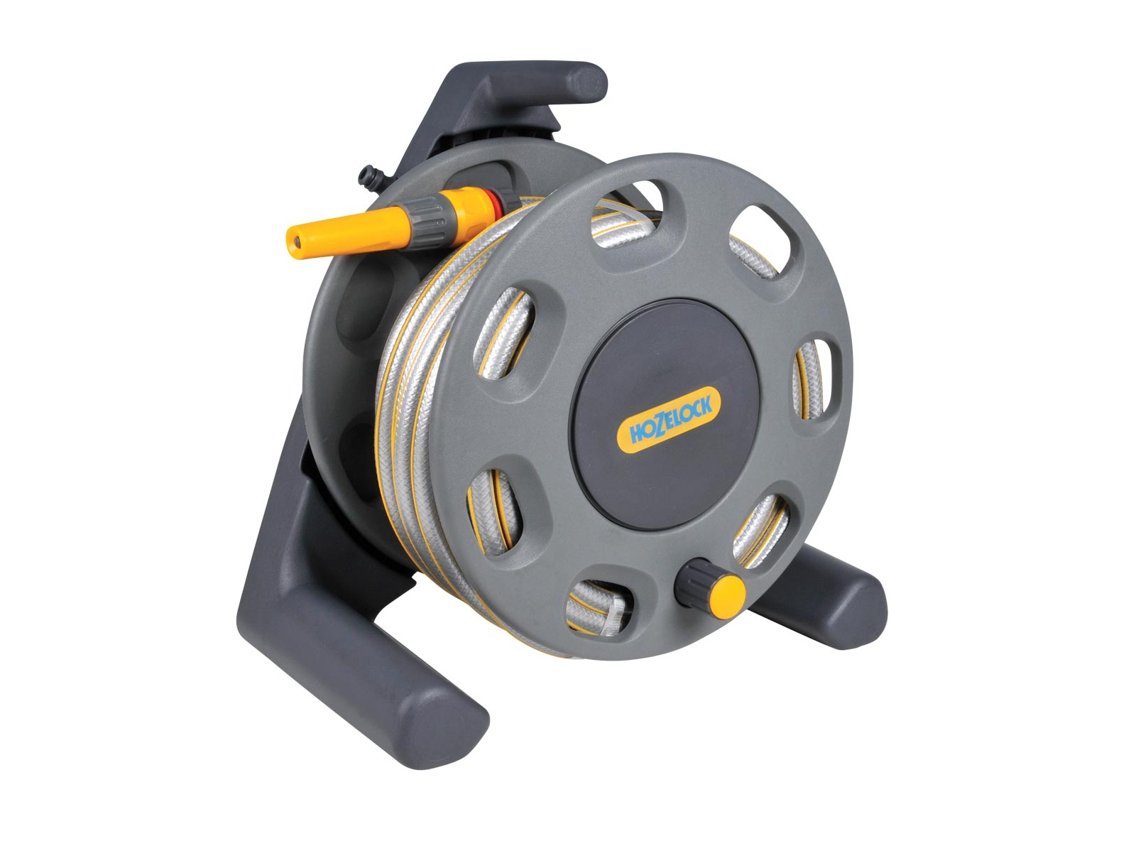 Avvolgitubo Hozelock 2412R0000 + tubo flessibile da 15 m
