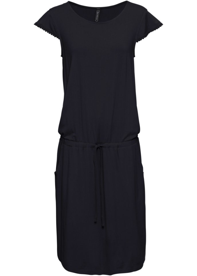 Midi-Jerseykleid aus nachhaltiger Viskose