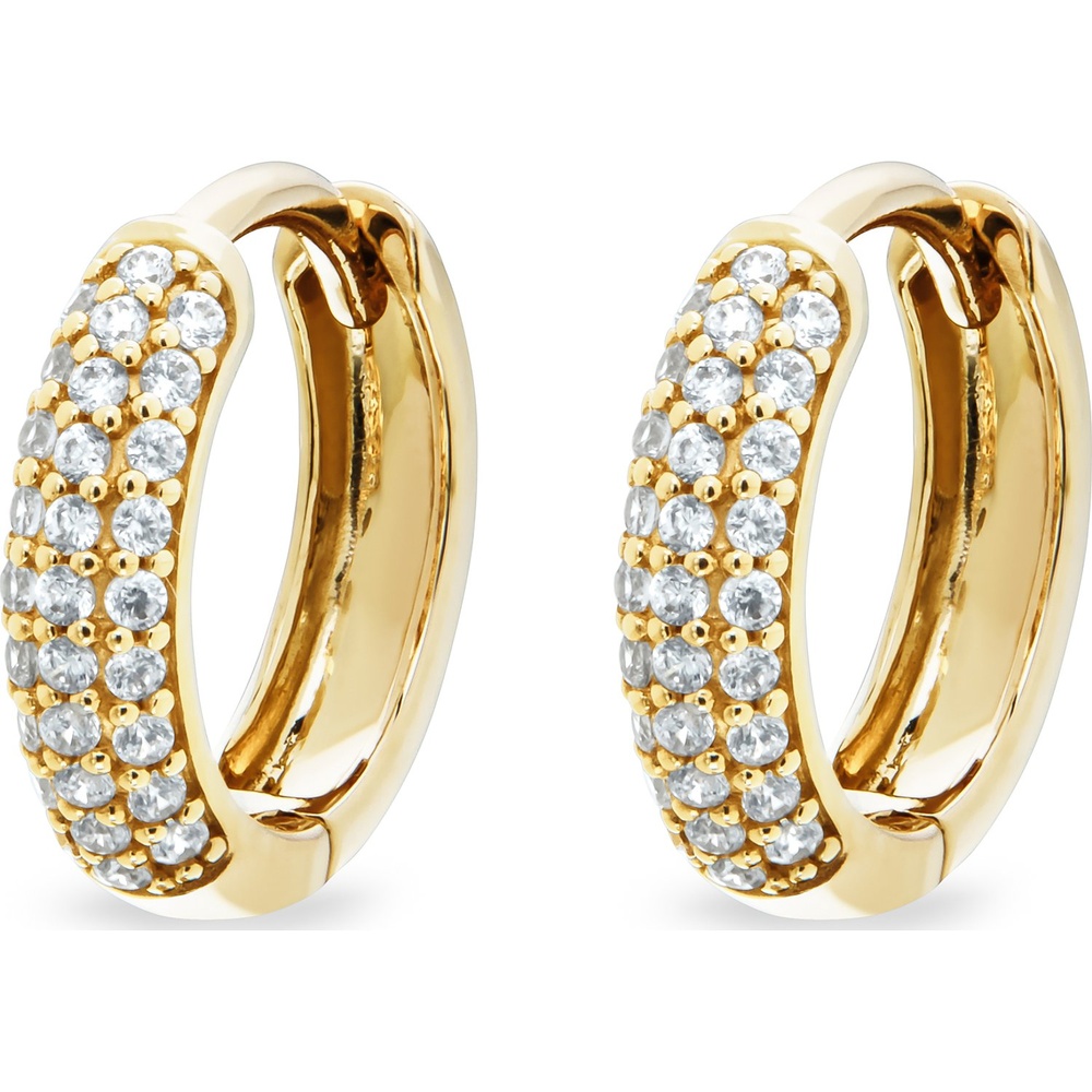 FAVS Créoles 375 Or jaune Boucles d'oreilles