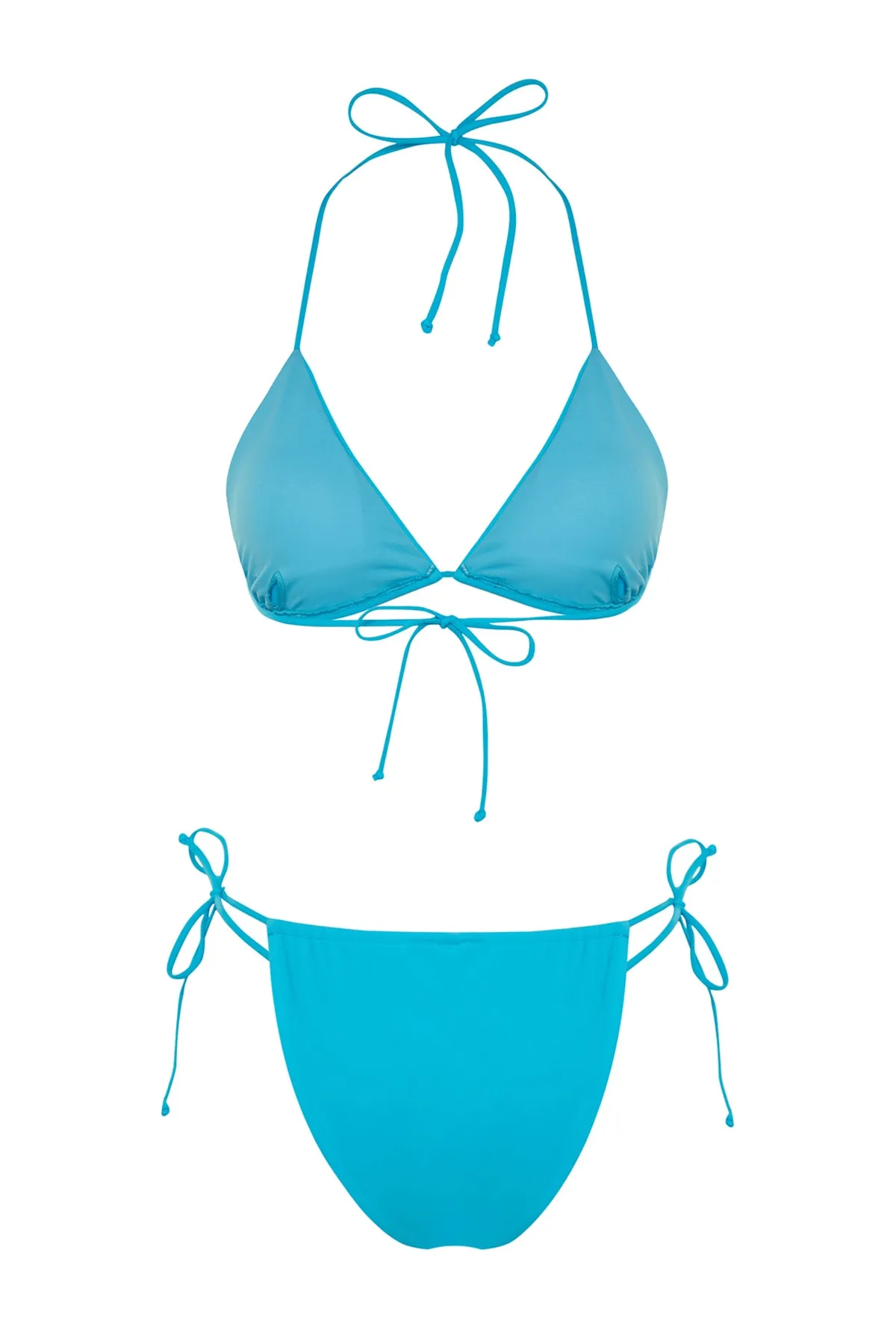 Trendyol Collection  Bikini-Set - Blau - Unifarben