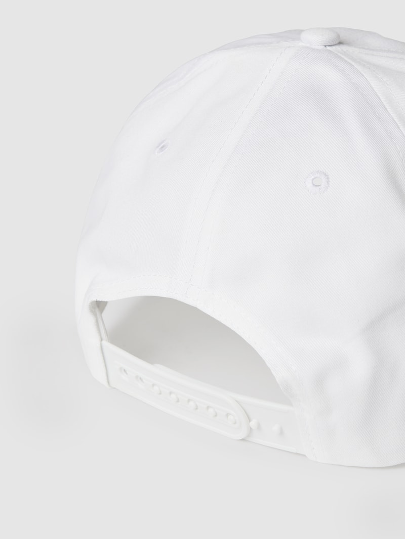 Cap mit Label-Stitching Modell 'MONOGRAM CAP' in weiss