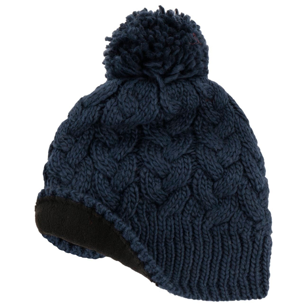 Seeberger Bommelmütze (1-St) Strickmütze mit Futter