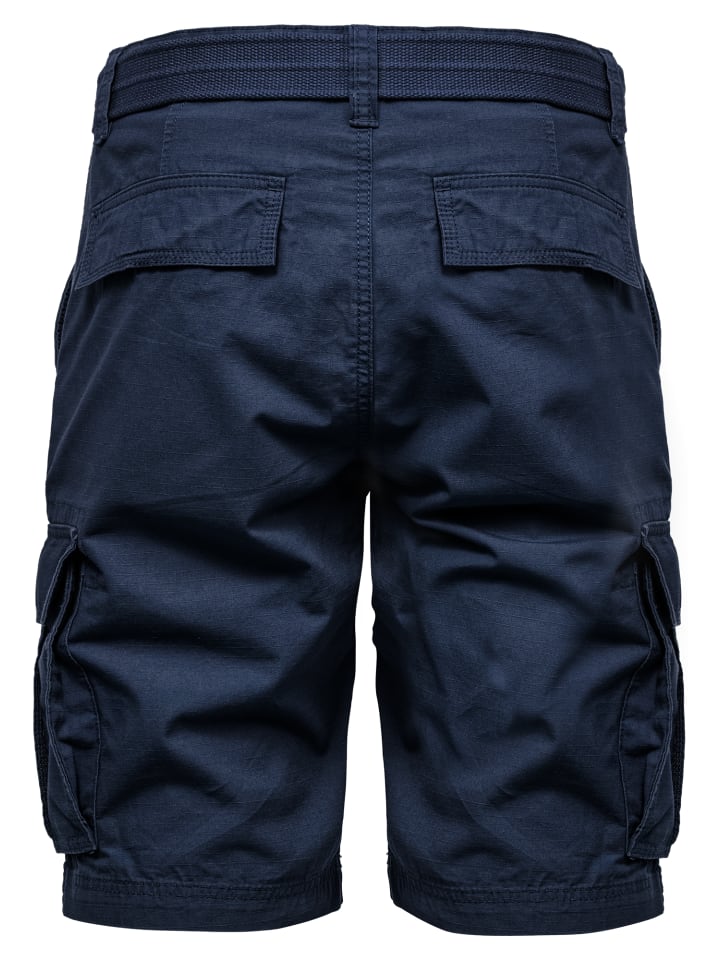 Amaci&Sons Chinoshort inkl. Gürtel MIDFIELD in Navyblau günstig kaufen